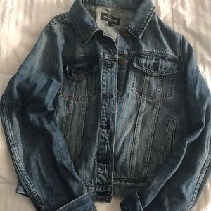 J Crew rare indigo denim jacket size M, EUC